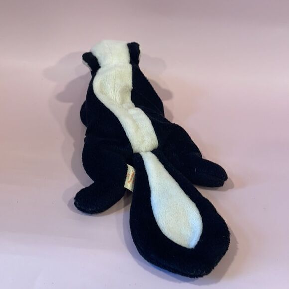 1995 Original Ty Beanie Baby Stinky the Skunk Good Used Condition 11.5” long - Picture 3 of 7